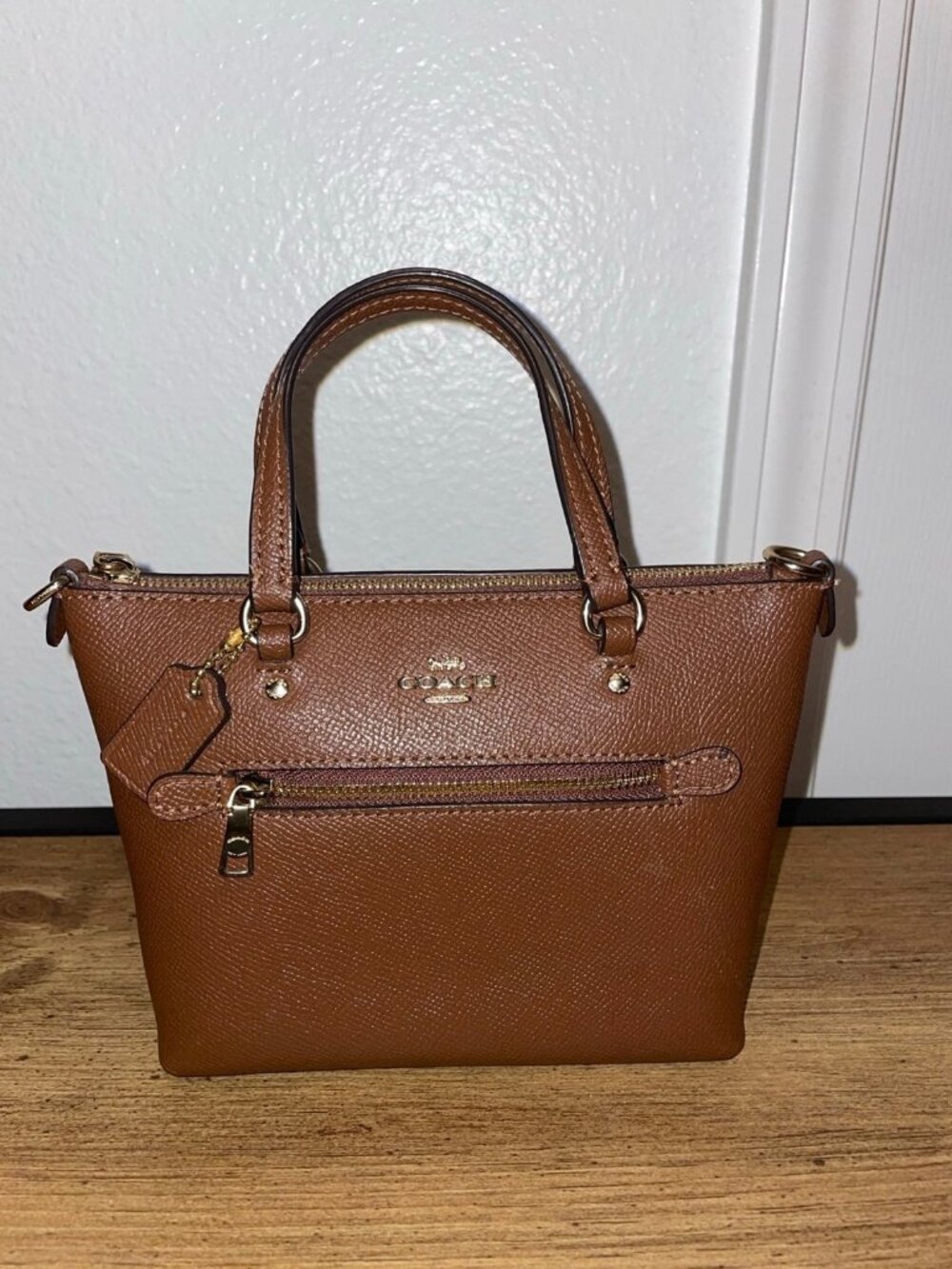 Coach Mini City Tote in Khaki